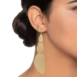Bella Uno Disc Drop Earrings -Bella Uno Sales Store 3710845 ALT99