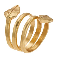 Bella Uno Leaf Bypass Ring -Bella Uno Sales Store 3710855 ALT