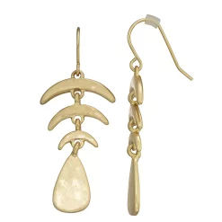 Women's Bella Uno Worn Gold Drop