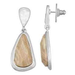 Bella Uno Jasper Teardrop Earrings