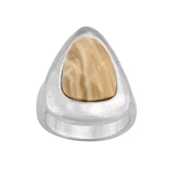 Bella Uno Triangle Jasper Ring