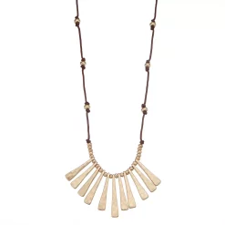 Bella Uno Linear Beaded Frontal Necklace