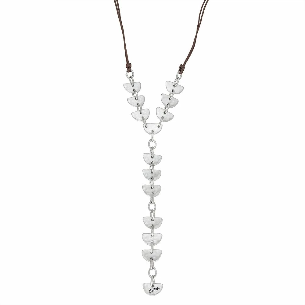 Bella Uno Worn Tone Y-Neck Necklace 2 Bella Uno Worn Tone Y-Neck Necklace - Image 2