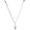 Bella Uno Silver Tone Long Necklace