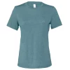 Bella + Canvas Womens/Ladies Heather Jersey Relaxed Fit T-Shirt