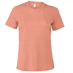 Bella + Canvas Womens/Ladies Heather Jersey Relaxed Fit T-Shirt