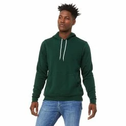 Bella + Canvas Unisex Pullover Polycotton Fleece Hooded Sweatshirt / Hoodie -Bella Uno Sales Store 5913629 ALT2