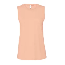 Bella + Canvas Muscle Jersey Tank Top -Bella Uno Sales Store 5913735 Peach Heather