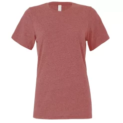 Bella + Canvas Womens/Ladies Heather Jersey Relaxed Fit T-Shirt